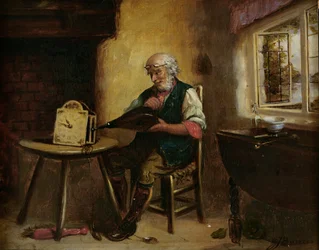 Die Uhr reinigen, 1880
